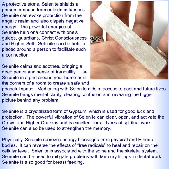 5 pieces of selenite - Picture 5 of 5